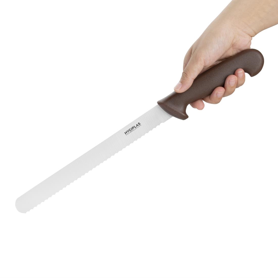 "Hygiplas Slicer Serrated Brown - 10""" - Image 2