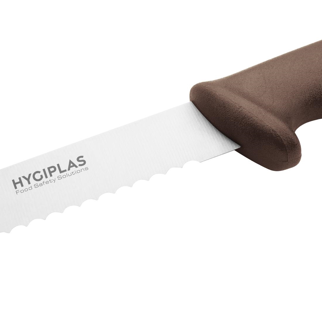 "Hygiplas Slicer Serrated Brown - 10""" - Image 3