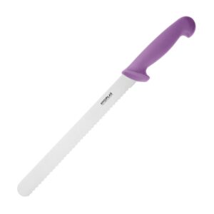 "Hygiplas Slicer Serrated Purple - 10"""