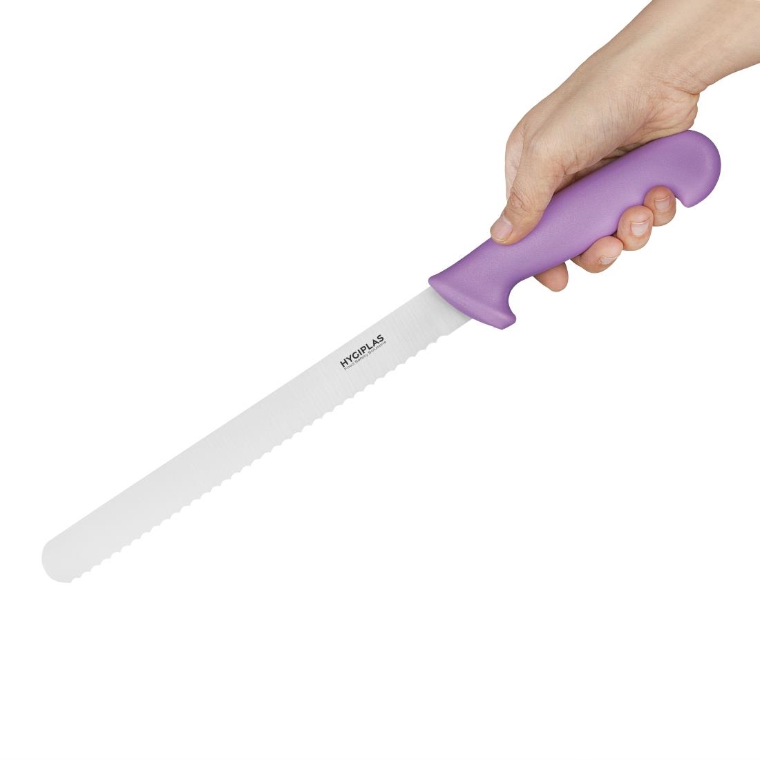 "Hygiplas Slicer Serrated Purple - 10""" - Image 2