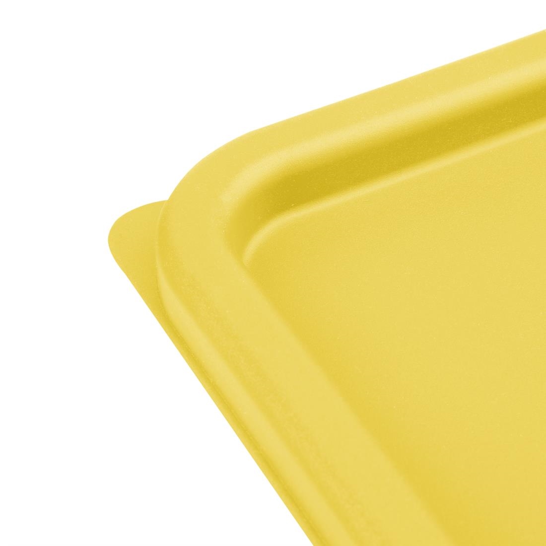 Hygiplas Square Yellow Lid to fit - Medium 5.5/7Ltr - Image 4