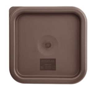 Hygiplas Square Brown Lid to fit - Small 1.5/3.5Ltr
