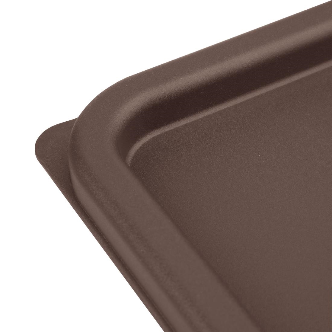 Hygiplas Square Brown Lid to fit - Small 1.5/3.5Ltr - Image 4