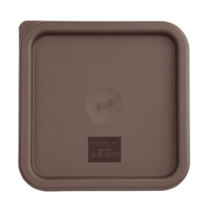 Hygiplas Square Brown Lid to fit - Medium 5.5/7Ltr