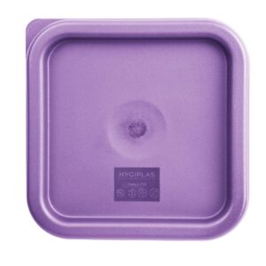 Hygiplas Square Purple Lid to fit - Small 1.5/3.5Ltr