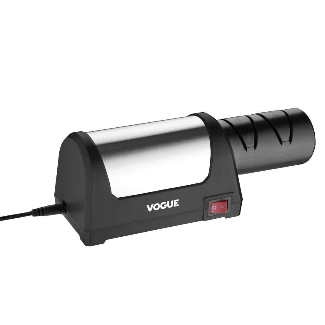 "Vogue Electric Knife Sharpener Black - 220x81x78mm 8 2/3x 3x 3 1/4"""