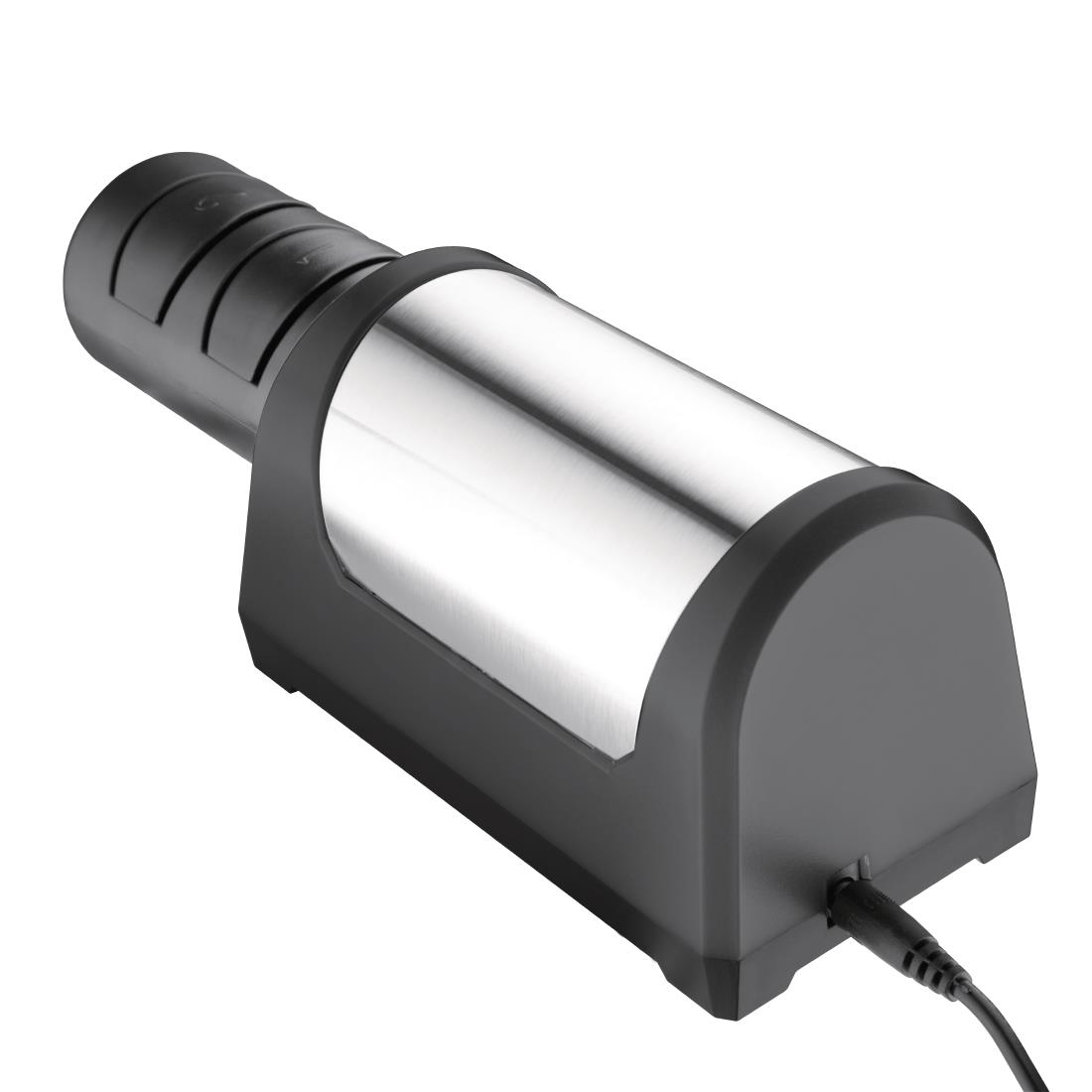 "Vogue Electric Knife Sharpener Black - 220x81x78mm 8 2/3x 3x 3 1/4""" - Image 6