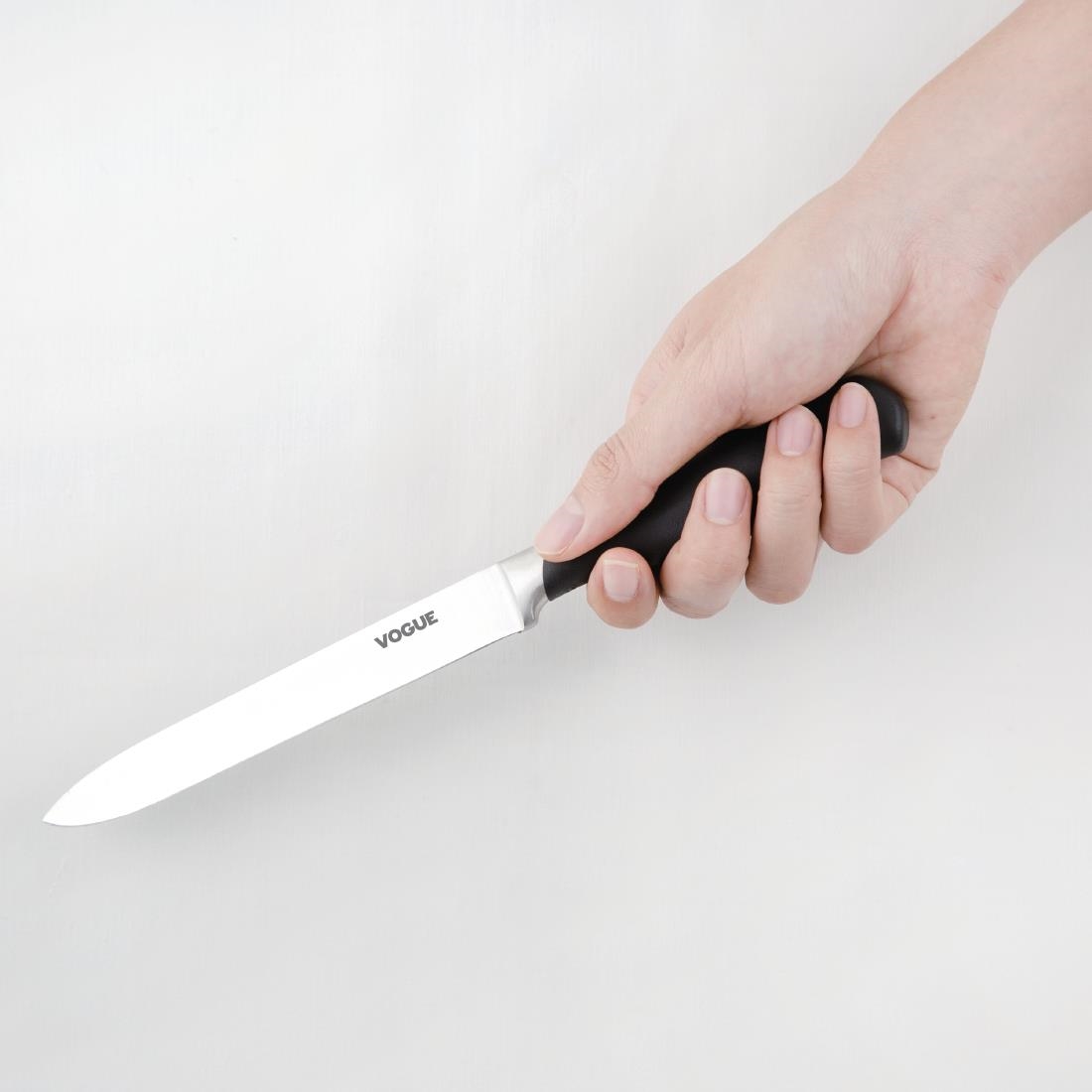 "Vogue Soft Grip Utility Knife St/St - 140mm 5 1/2""" - Image 2