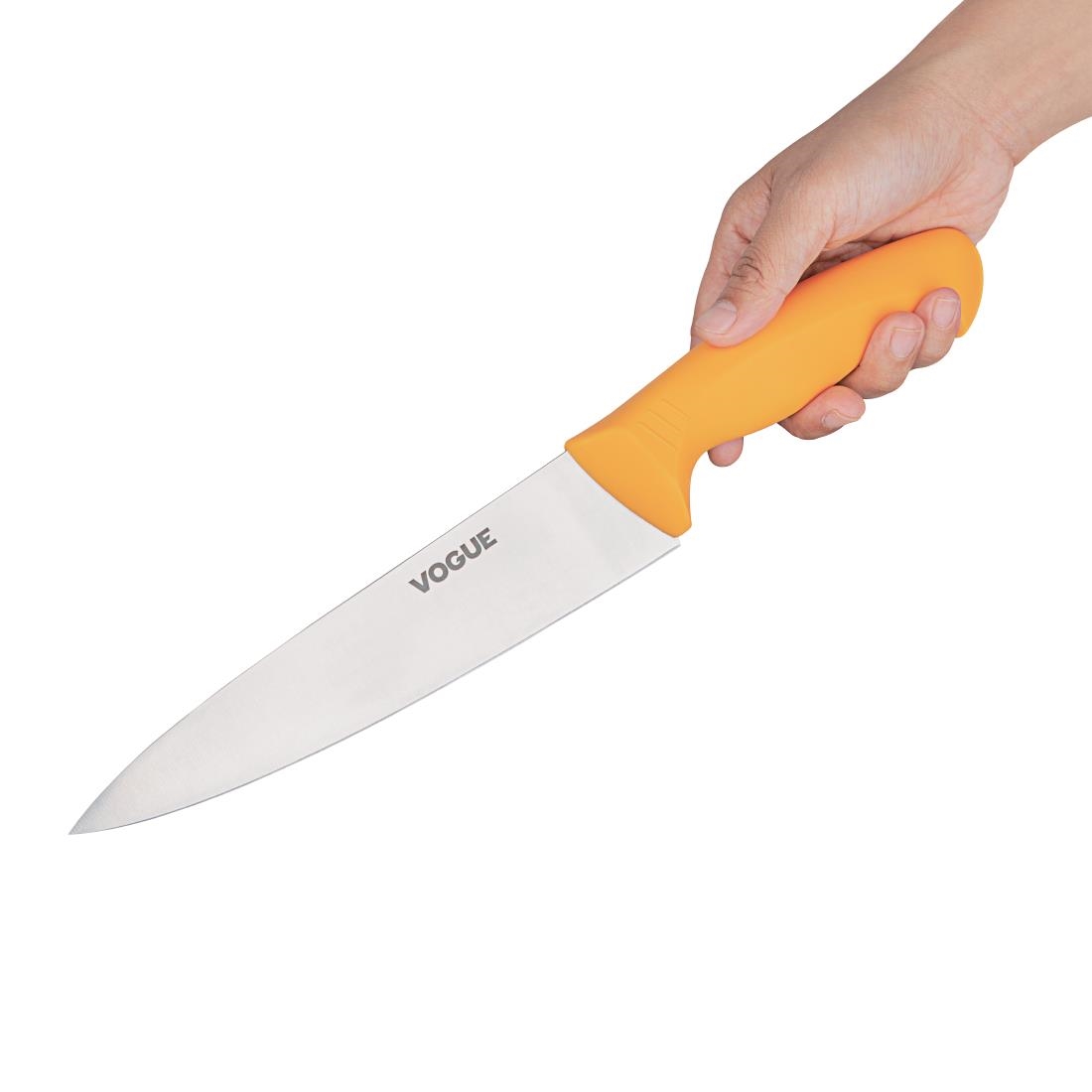 "Vogue Soft Grip Pro Chef Knife St/St - 200mm 8""" - Image 2