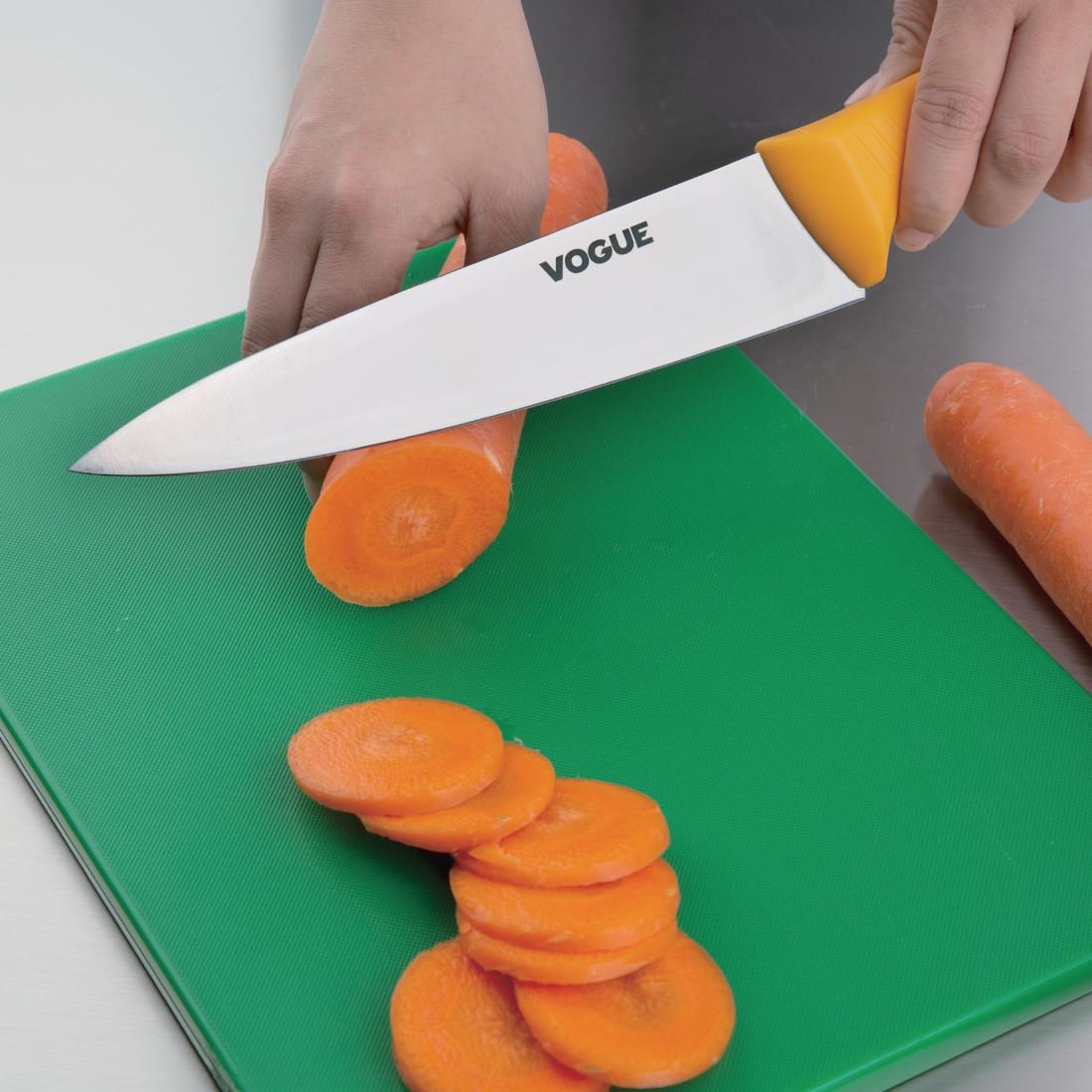 "Vogue Soft Grip Pro Chef Knife St/St - 200mm 8""" - Image 4