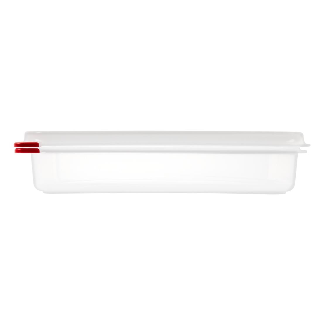 Araven PP Food Container 1/2 GN 4Ltr with Lid 65mm (H) (Pack 4) - Image 5