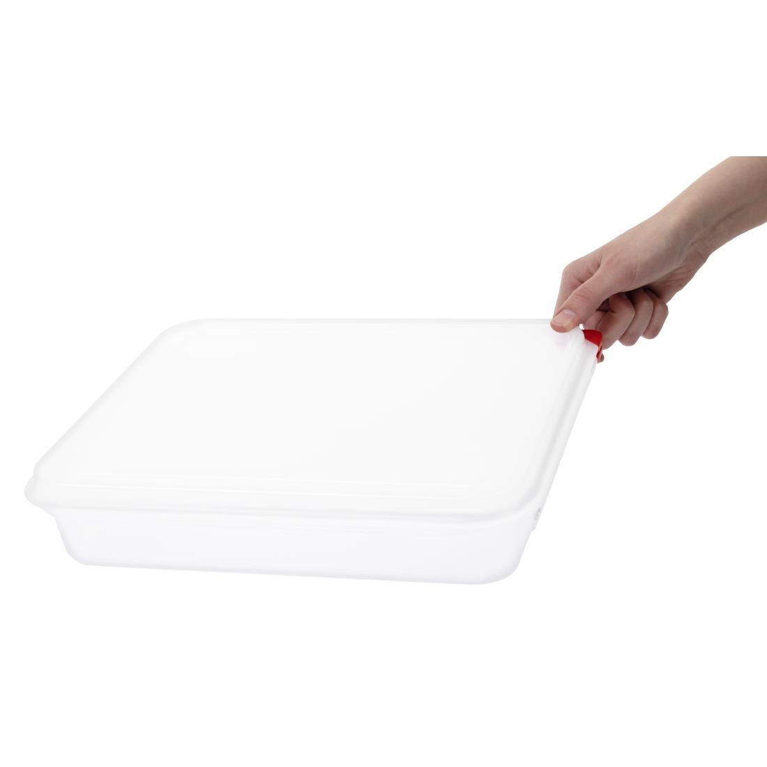 Araven PP Food Container 1/2 GN 4Ltr with Lid 65mm (H) (Pack 4) - Image 7