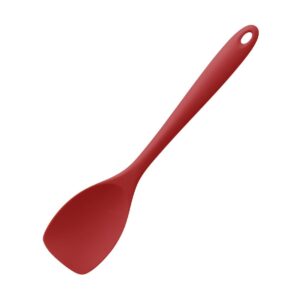 "Vogue Silicone High Heat Spoonula Red - 280mm 11"""