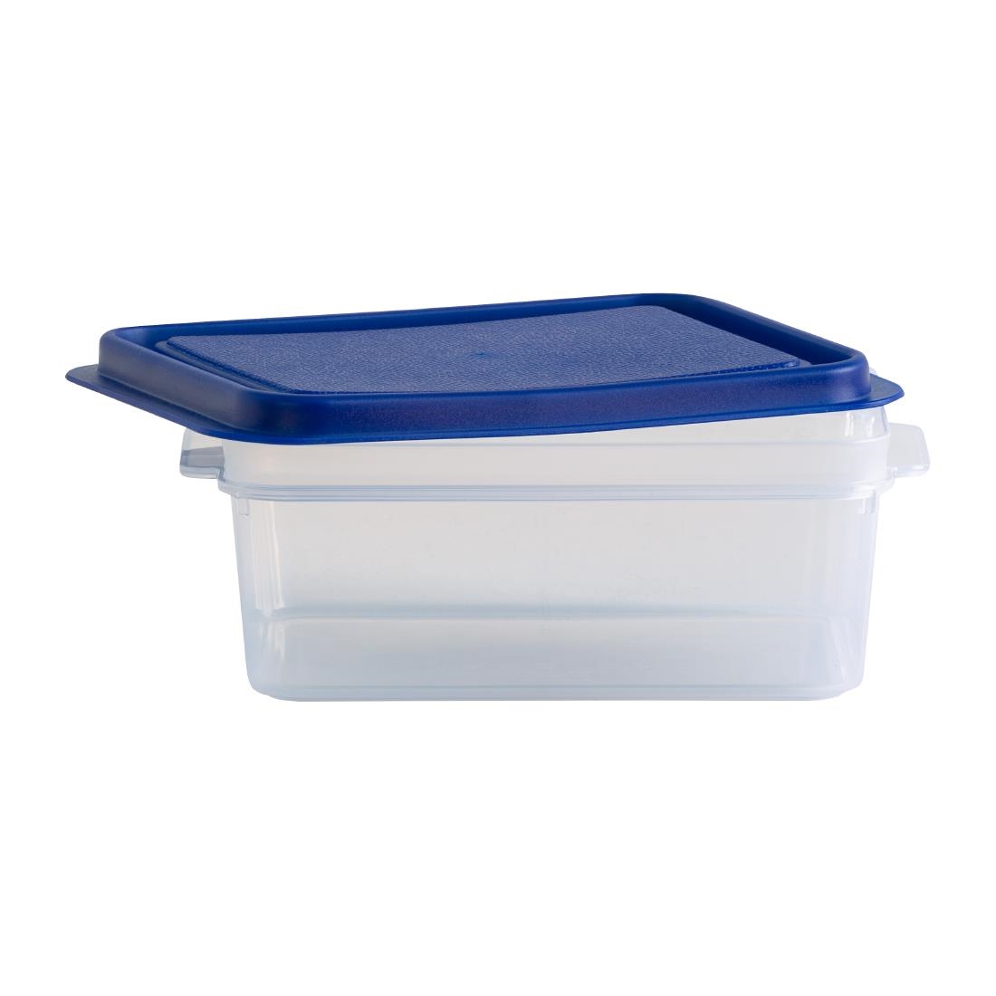 Wham Studio Rectangle Food Box Clear/Blue - 1Ltr - Image 4