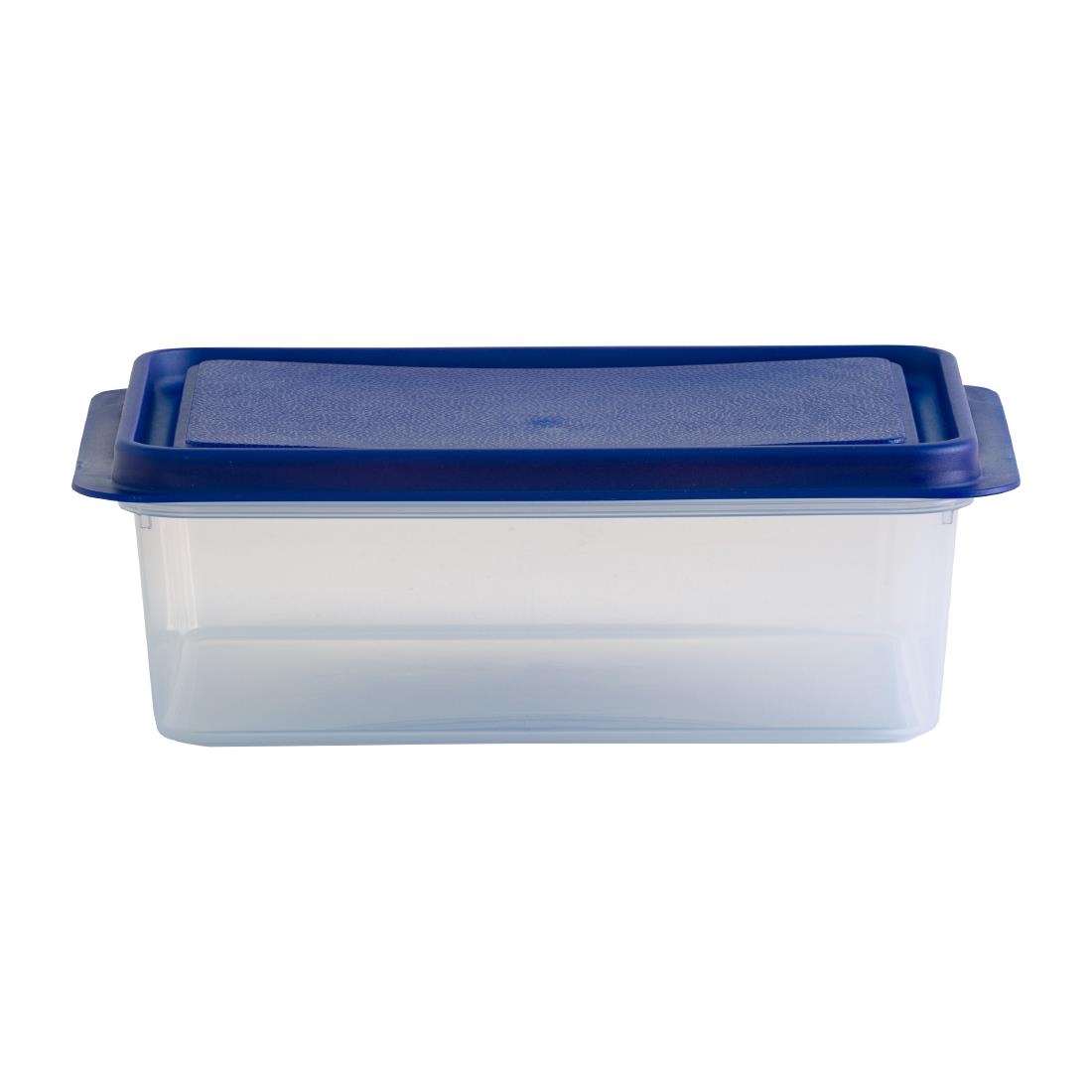 Wham Studio Rectangle Food Box Clear/Blue - 2Ltr - Image 2