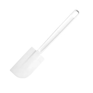 "Vogue Rubber Spatula White - 254mm 10"""