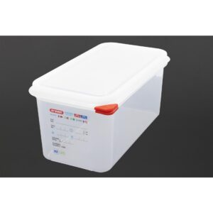 Araven Food Containers - GN 1/3 6Ltr with Lids (Box 4)