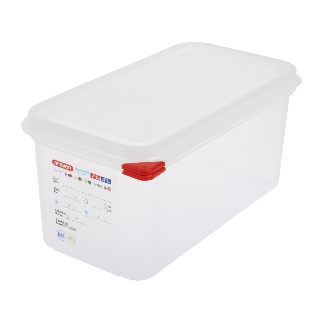 Araven Food Containers - GN 1/3 6Ltr with Lids (Box 4) - Image 2