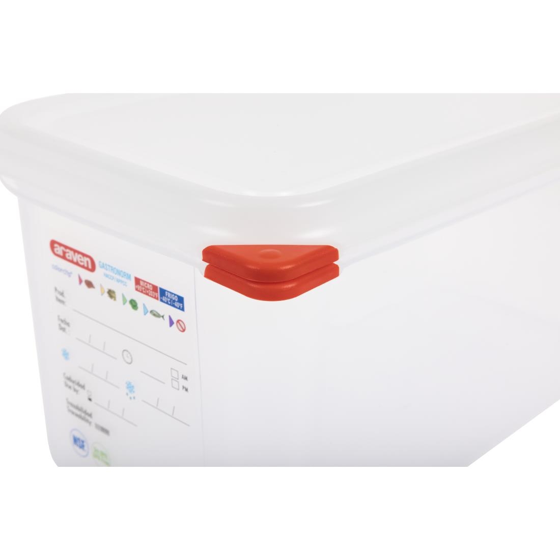Araven Food Containers - GN 1/3 6Ltr with Lids (Box 4) - Image 8