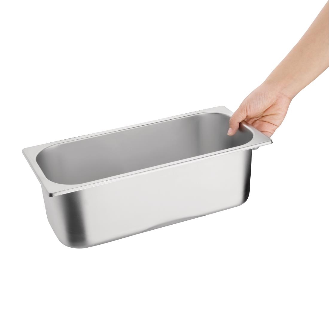 Vogue Napoli Ice Cream Pan St/St - 5Ltr - Image 2