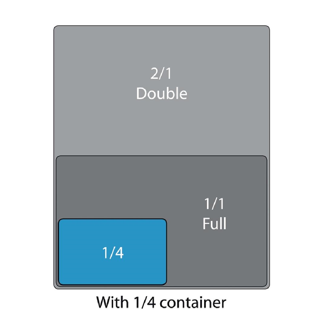Cambro Polycarbonate - GN 1/4 100mm - Image 2