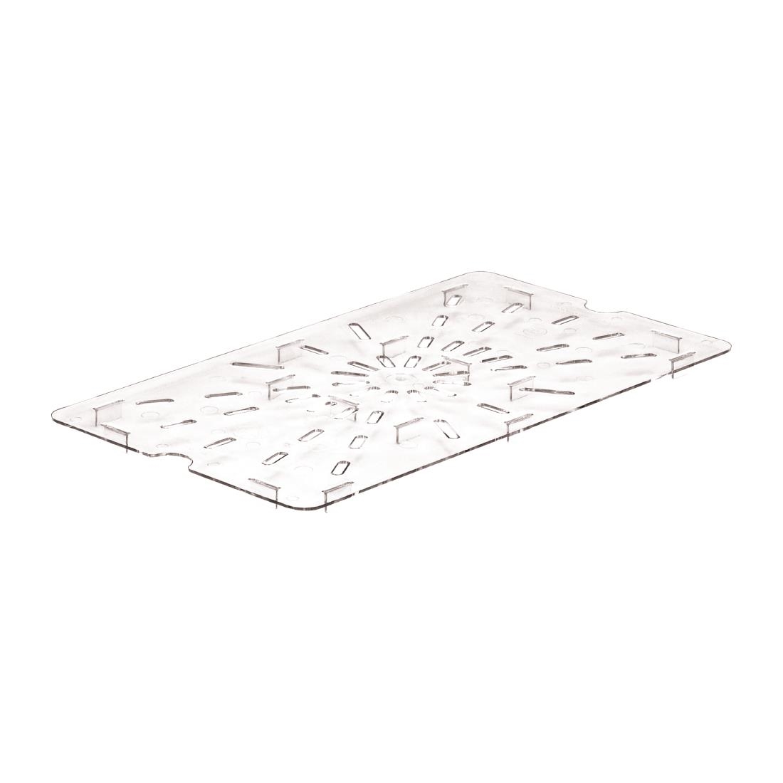 Cambro Polycarbonate Drain Shelf - GN 1/1