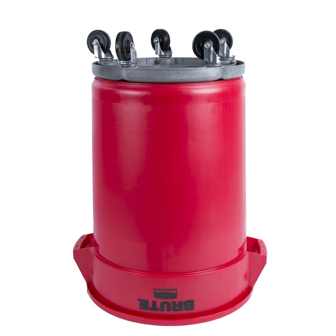 Rubbermaid Round Brute Container Red - 121Ltr - Image 5