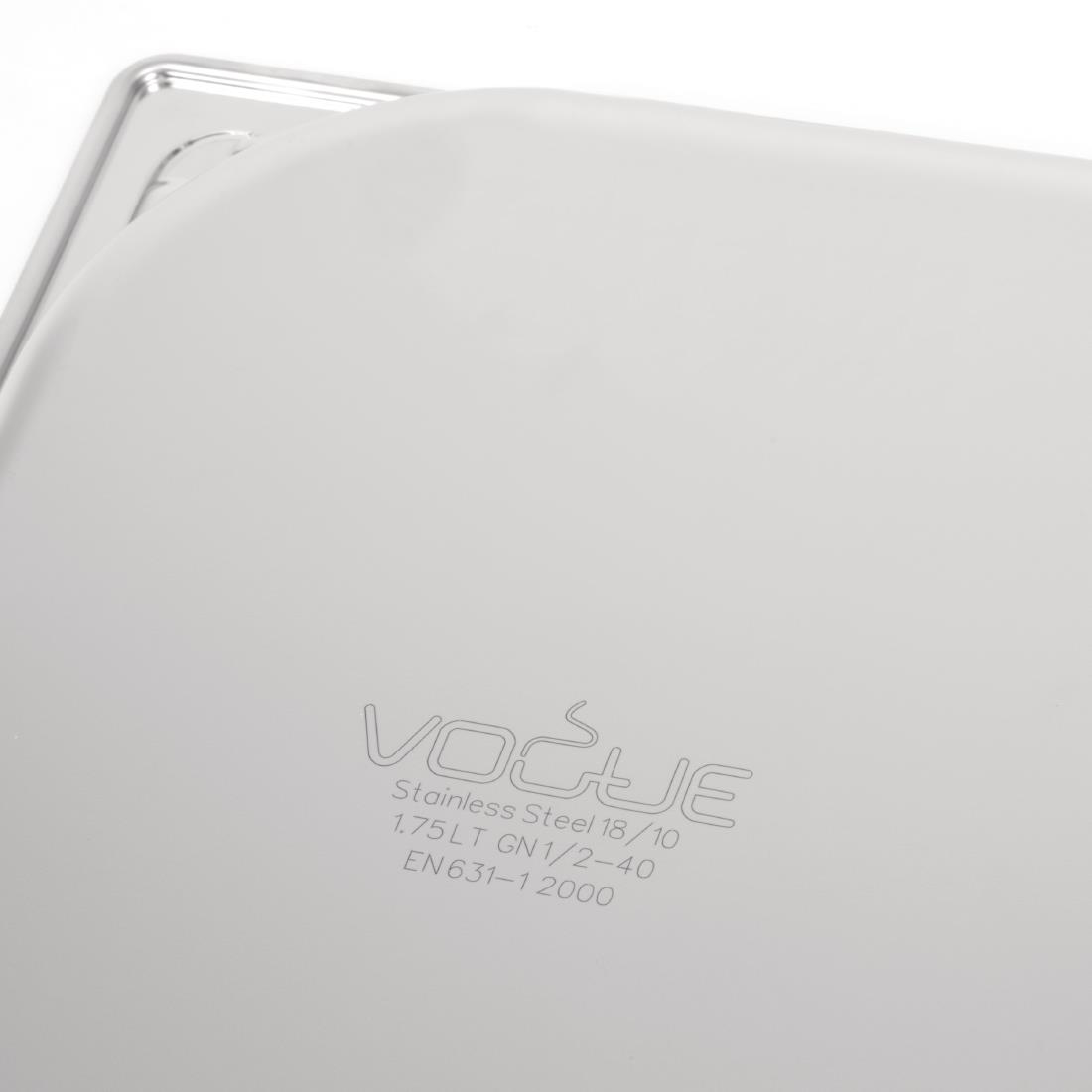 Vogue Heavy Duty St/St - GN 1/2 40mm - Image 7