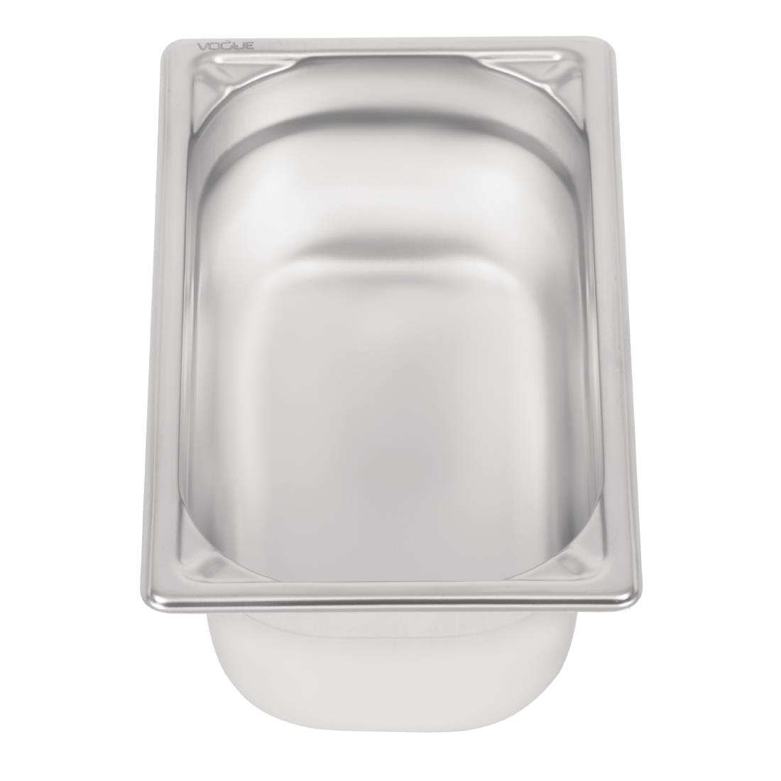 Vogue Heavy Duty St/St - GN 1/4 100mm - Image 2