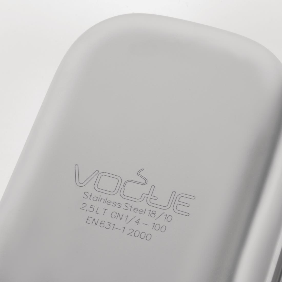 Vogue Heavy Duty St/St - GN 1/4 100mm - Image 7