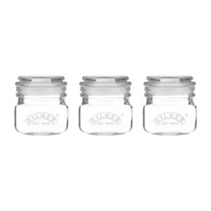Kilner Square Push Top Jars - 250ml (Pack 3)
