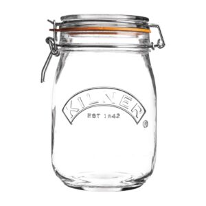 Kilner Round Clip Top Jar - 1Ltr (Box 4) Exclusive Set