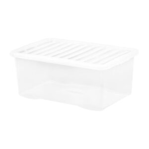 Wham Crystal Storage Box & Lid - 45Ltr
