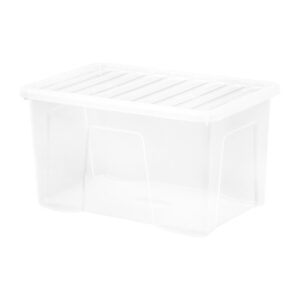 Wham Crystal Storage Box & Lid - 60Ltr