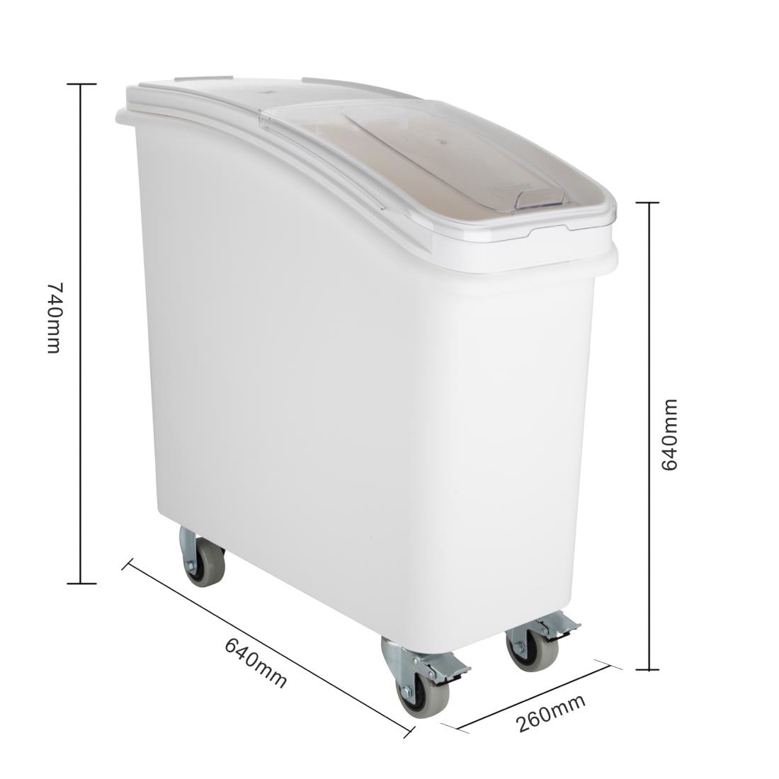 Vogue Ingredient Bin with Scoop - 81Ltr 2739fl oz - Image 3