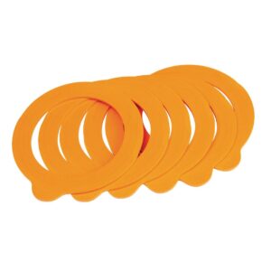 Kilner Spare Rubber Seals for Clip Top Jars - 125ml (Pack 6)
