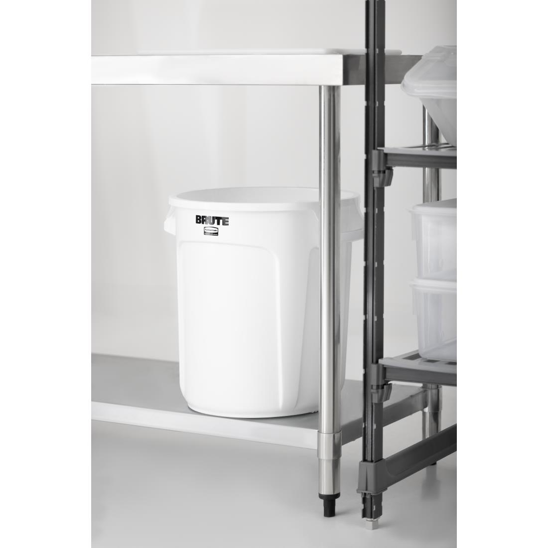 Rubbermaid Round Brute Container White - 37.9Ltr - Image 7