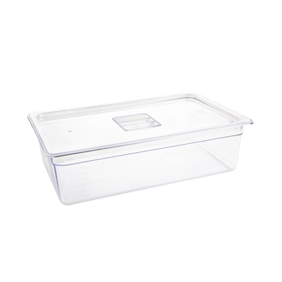 Vogue Clear Polycarbonate - GN 1/1 150mm - Image 2