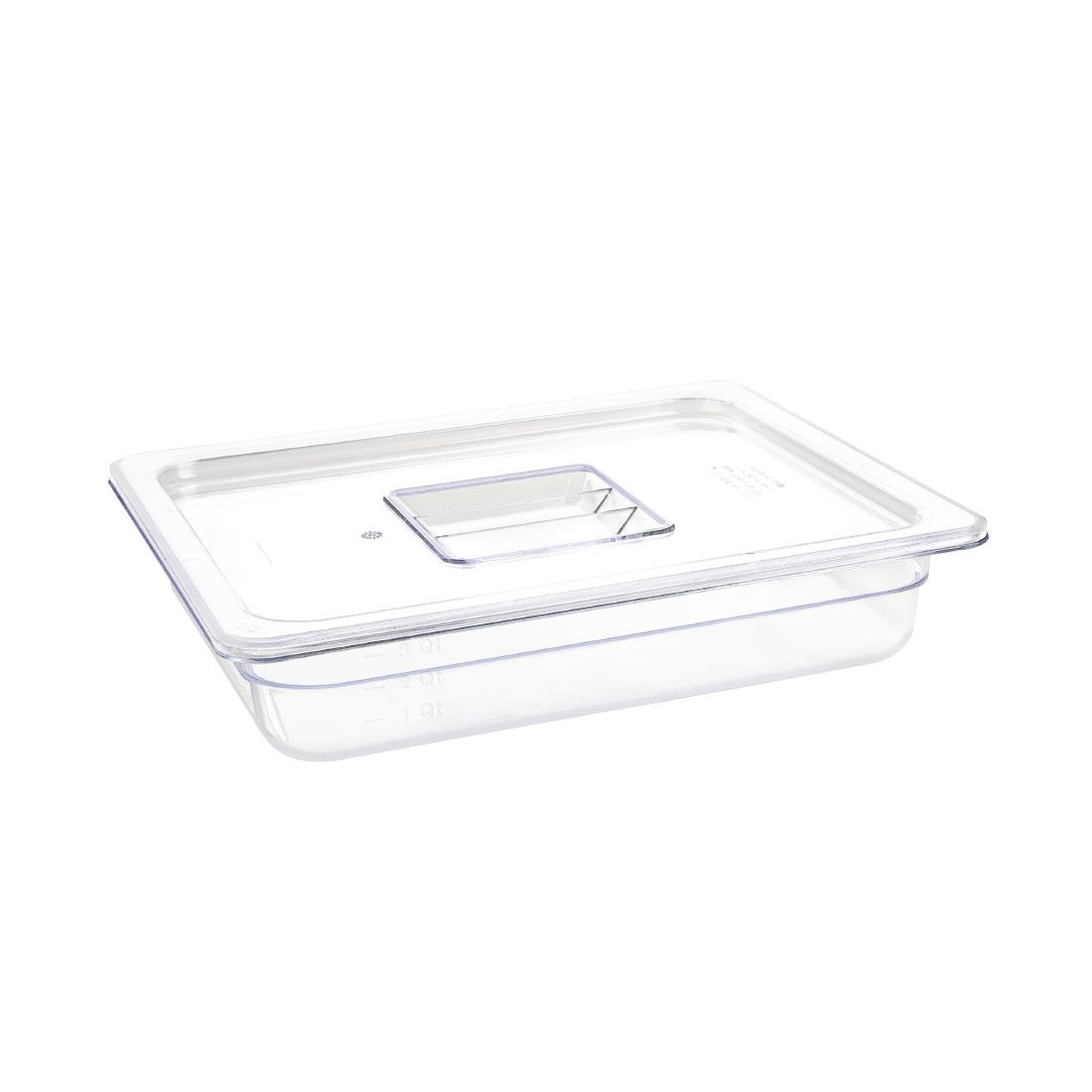 Vogue Clear Polycarbonate - GN 1/2 65mm - Image 2