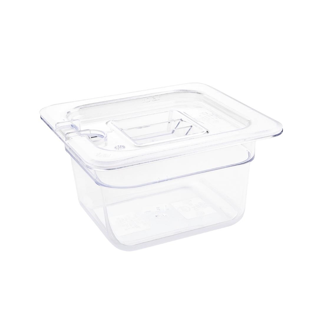 Vogue Clear Polycarbonate - GN 1/6 100mm - Image 3