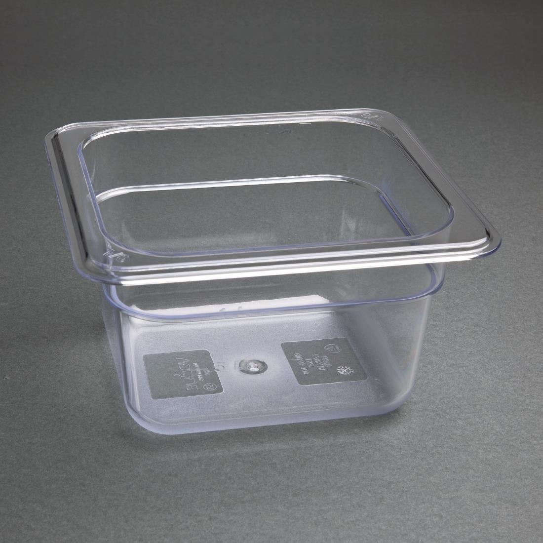 Vogue Clear Polycarbonate - GN 1/6 100mm - Image 6