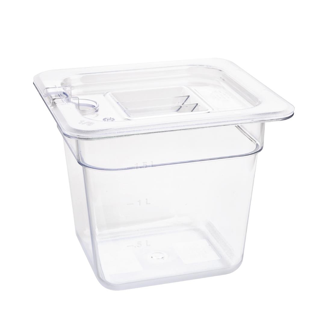 Vogue Clear Polycarbonate - GN 1/6 150mm - Image 2