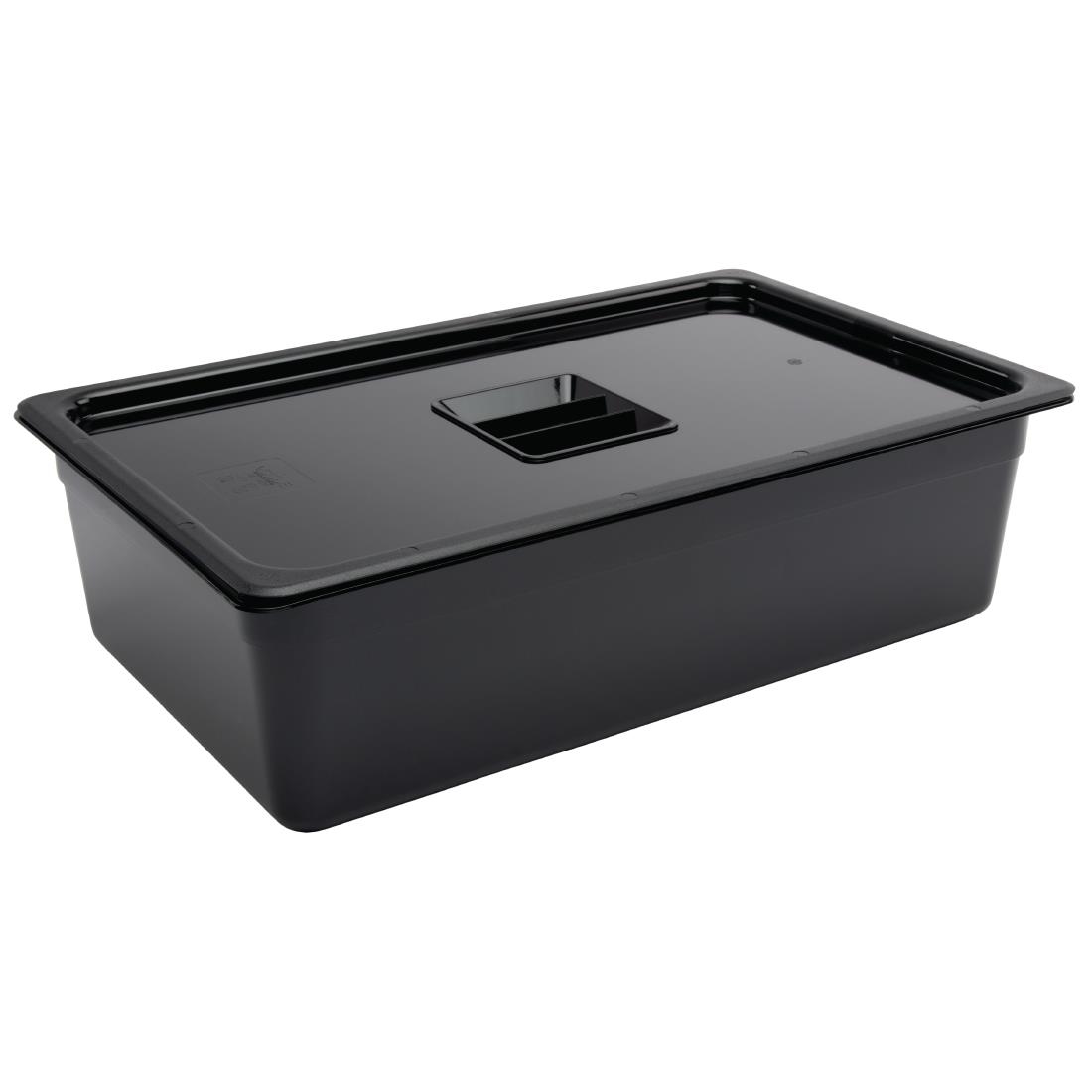 Vogue Black Polycarbonate - GN 1/1 150mm - Image 3
