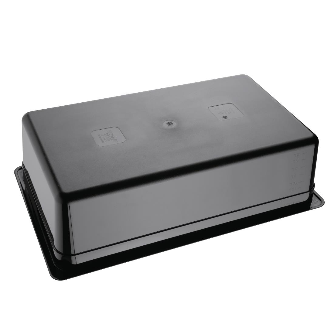Vogue Black Polycarbonate - GN 1/1 150mm - Image 4