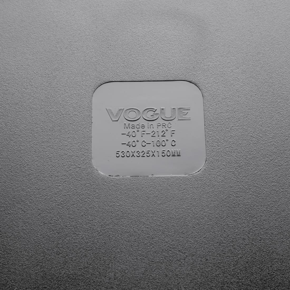 Vogue Black Polycarbonate - GN 1/1 150mm - Image 6