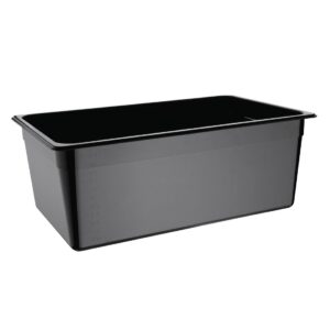 Vogue Black Polycarbonate - GN 1/1 200mm