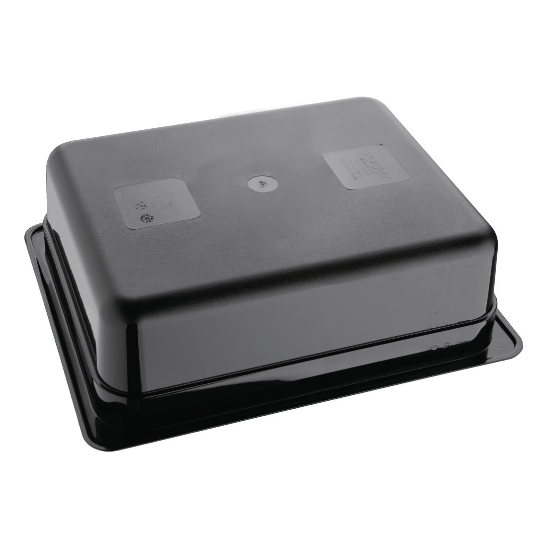 Vogue Black Polycarbonate - GN 1/2 100mm - Image 4