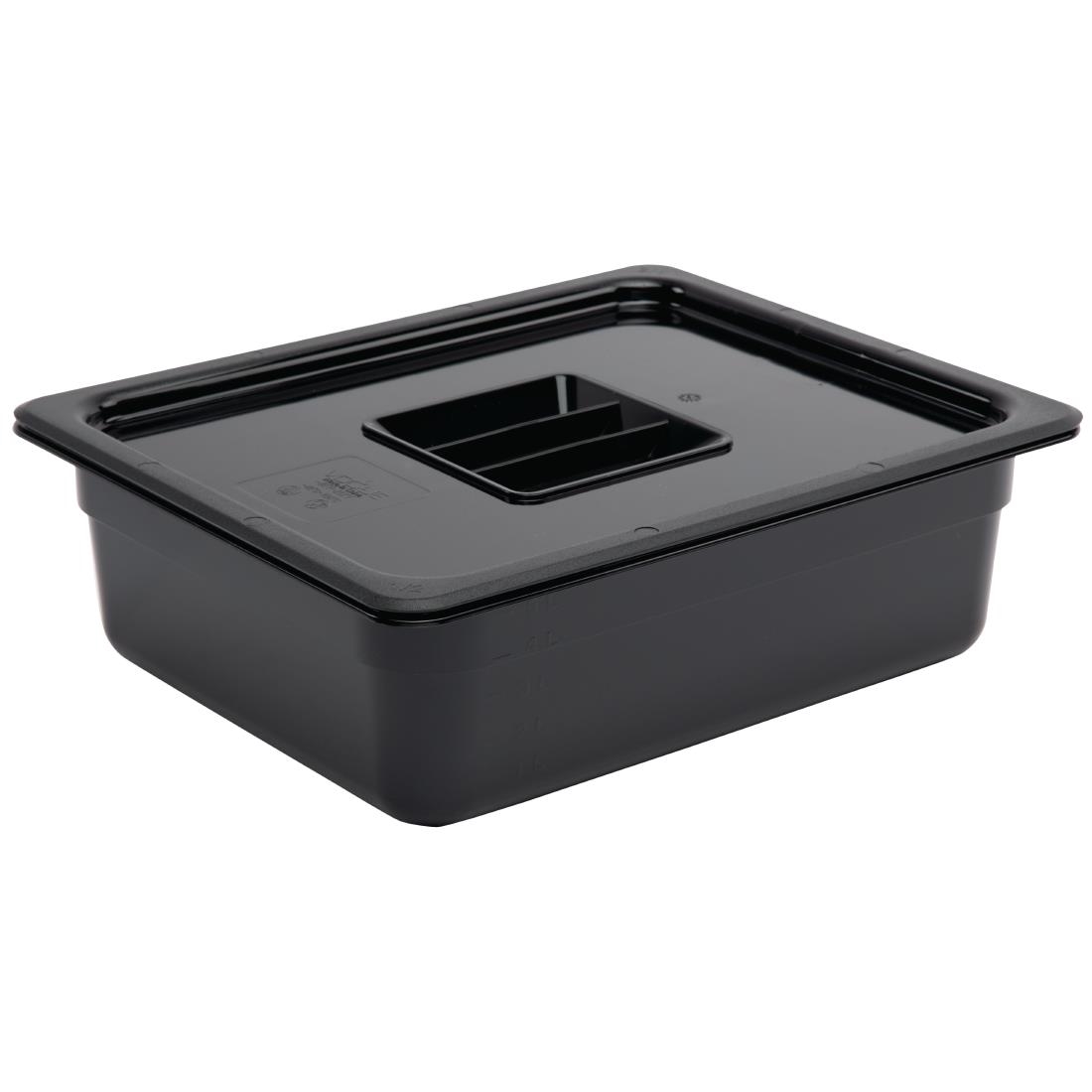 Vogue Black Polycarbonate - GN 1/2 100mm - Image 5