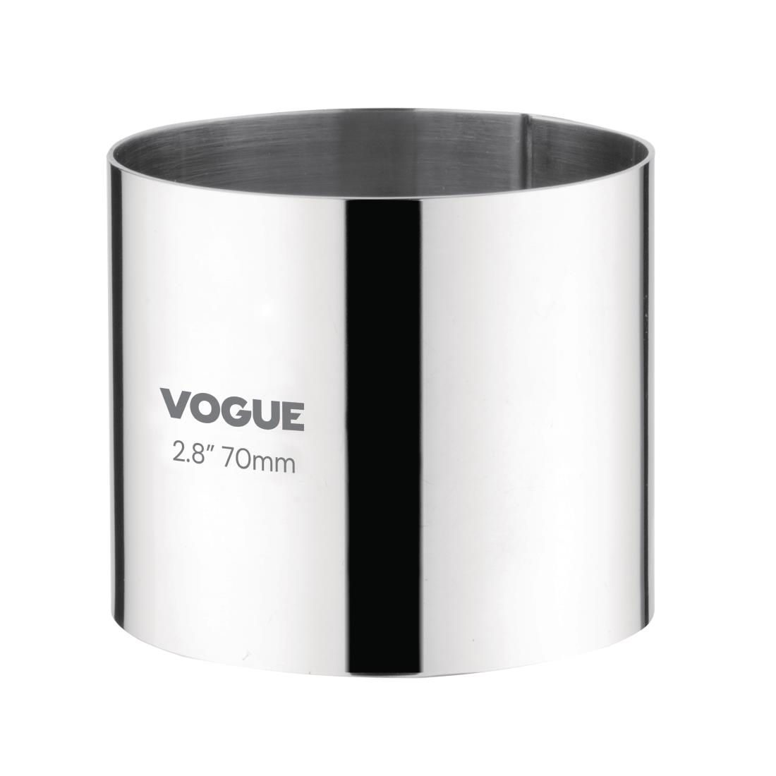"Vogue Mousse Ring St/St - 70x60mm 2 3/4x2 1/4"""