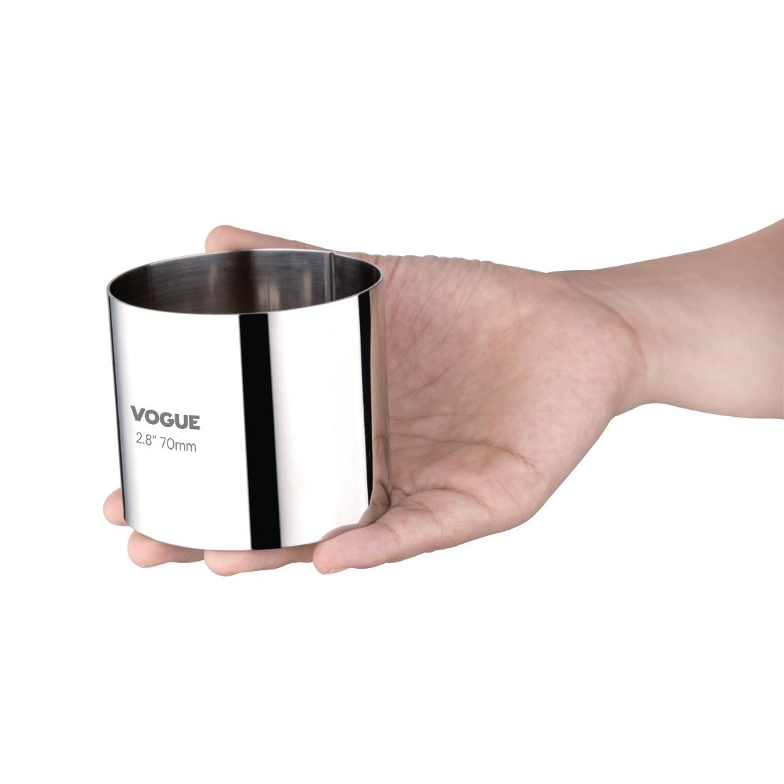 "Vogue Mousse Ring St/St - 70x60mm 2 3/4x2 1/4""" - Image 3